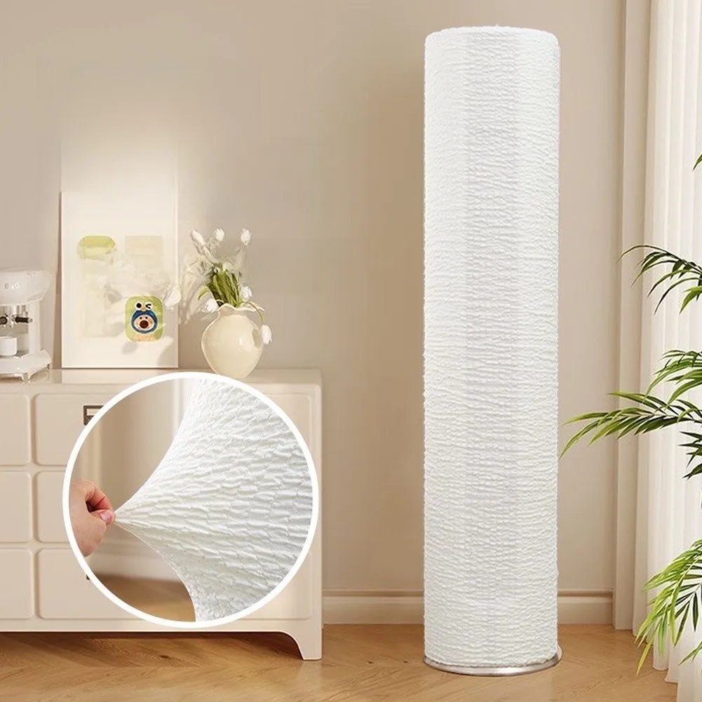 원통형 캐비닛 에어컨 유닛용 수직형 에어컨 먼지 커버 폴리에스터 소재 175x40cm 화이트 커피 블루