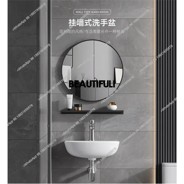 อ่างล้างหน้าติดผนังขนาดเล็ก R Mini, อ่างล้างหน้าในห้องน้ำ, อ่างล้างหน้าขนาดเล็ก, อ่างล้างหน้าแบบแขวน 5