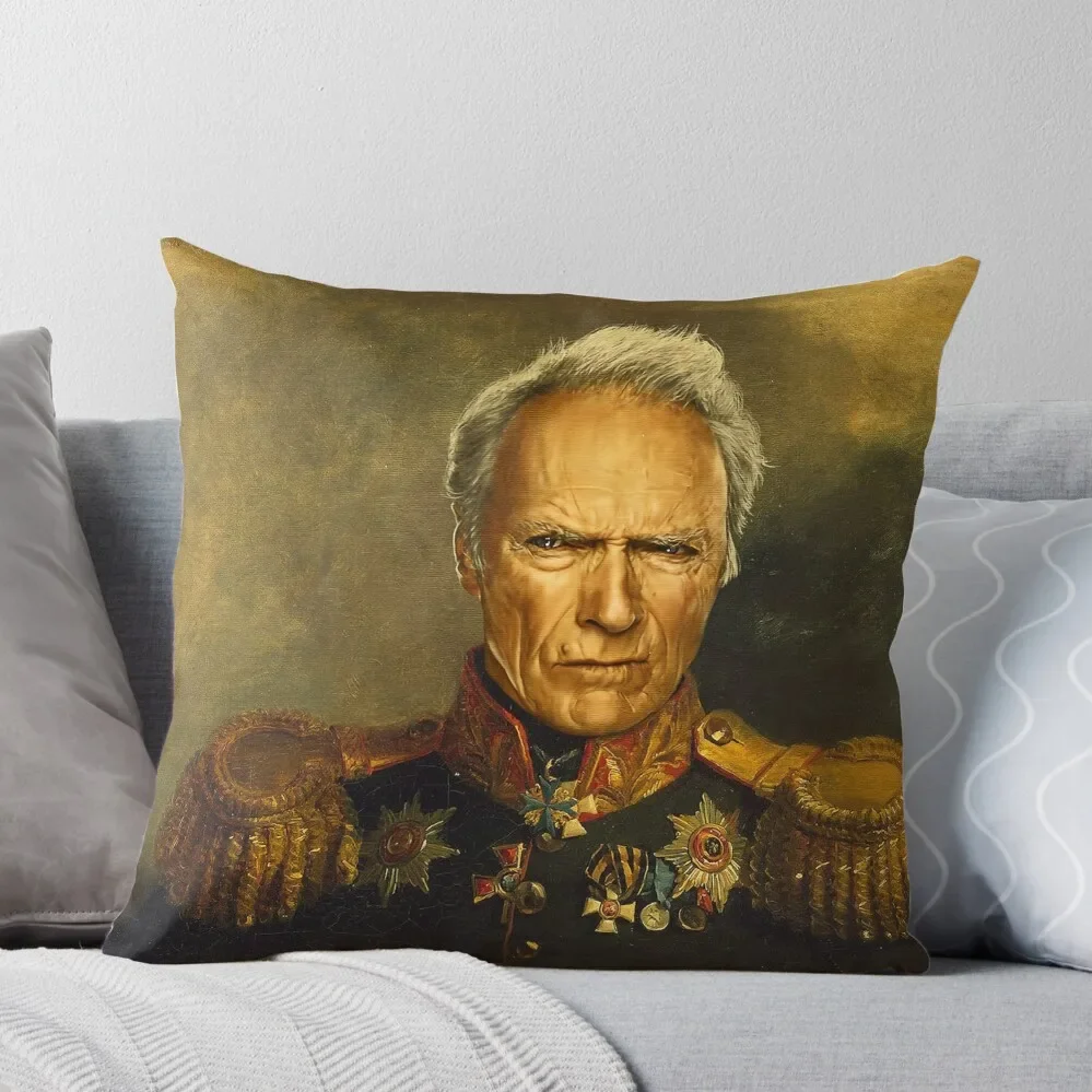 

Clint Eastwood - replaceface Throw Pillow home decor items Pillow Case Christmas Pillowcases For Pillows