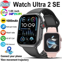 Smart Watch Ultra 2 SE Men Women 1000mAh HD AMOLED Heart Rate 100+Sport Bluetooth Call GPS Track Waterproof Smartwatch For Apple 1