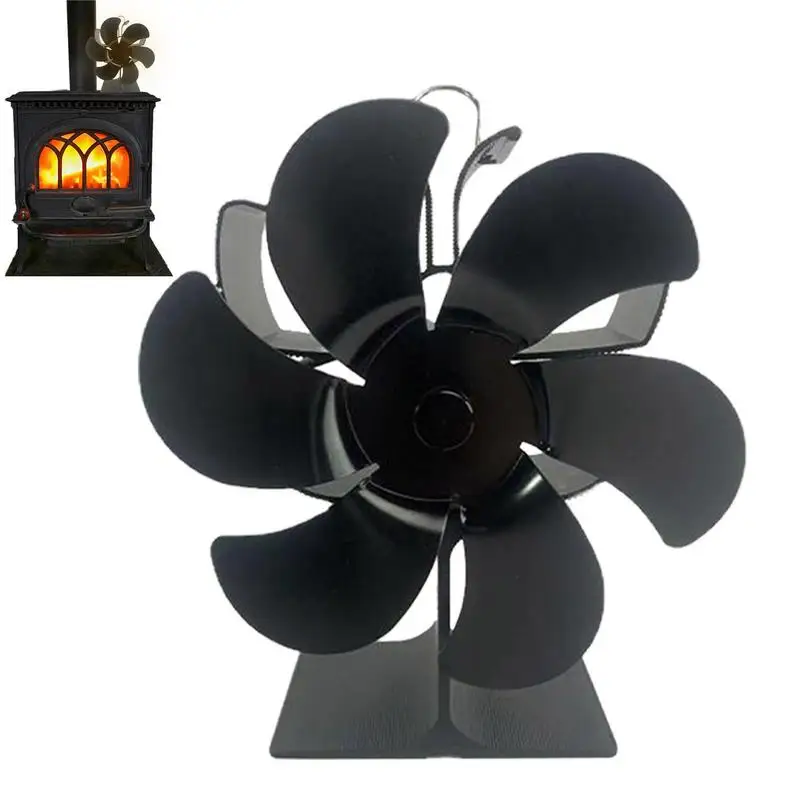

Wood Stove Fan Silent Wood Burning Stove Fan 6 Blades Fireplace Fans Efficient And Save Energy For Pellet Wood Log Burner