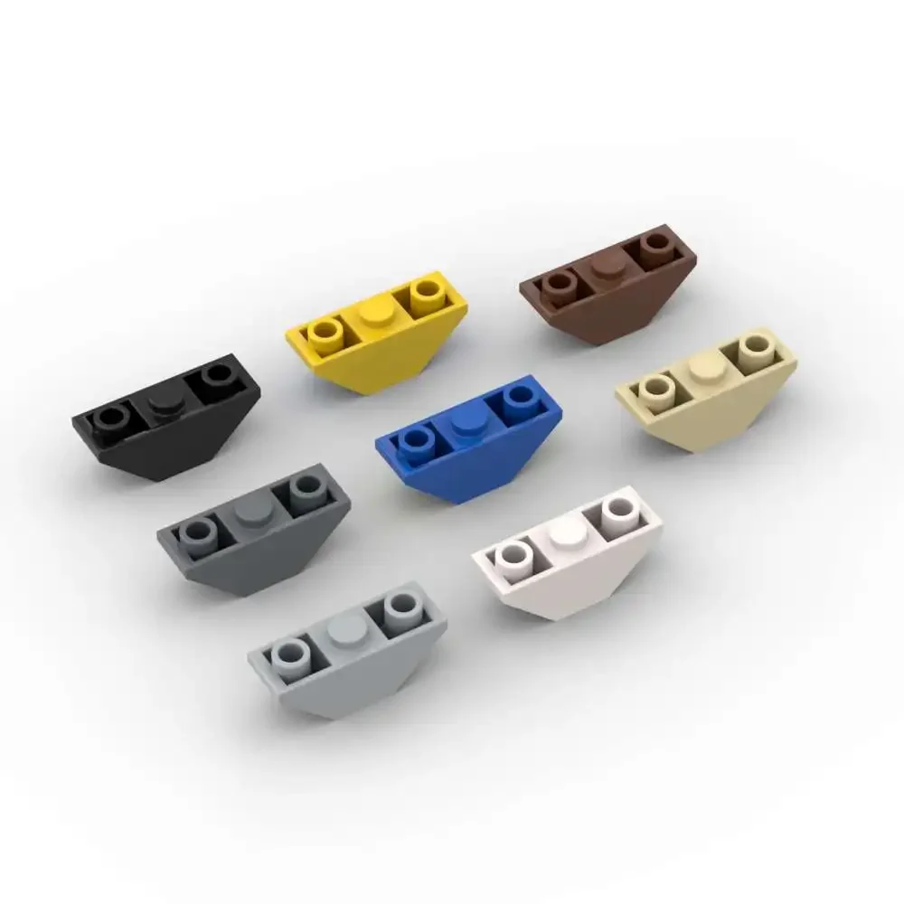 MOC 10PCS 스티칭 2341 경사 벽돌 18759 역방향 45 3x1 교체 가능한 블록 재미있는 장난감 성인 소년 휴일 선물