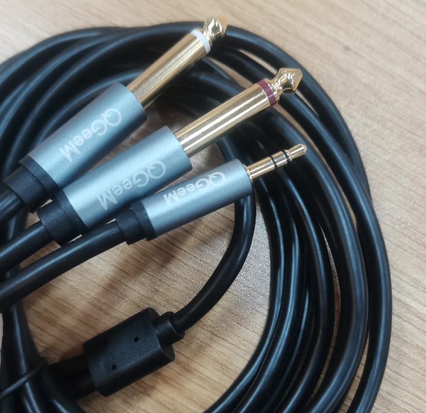 3.5mm 3 pole to 6.35