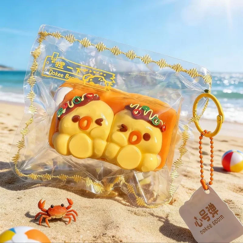 Adorable Cartoon Seafood Squishy Toy - Slow Rebound Silicone Decompression Gift