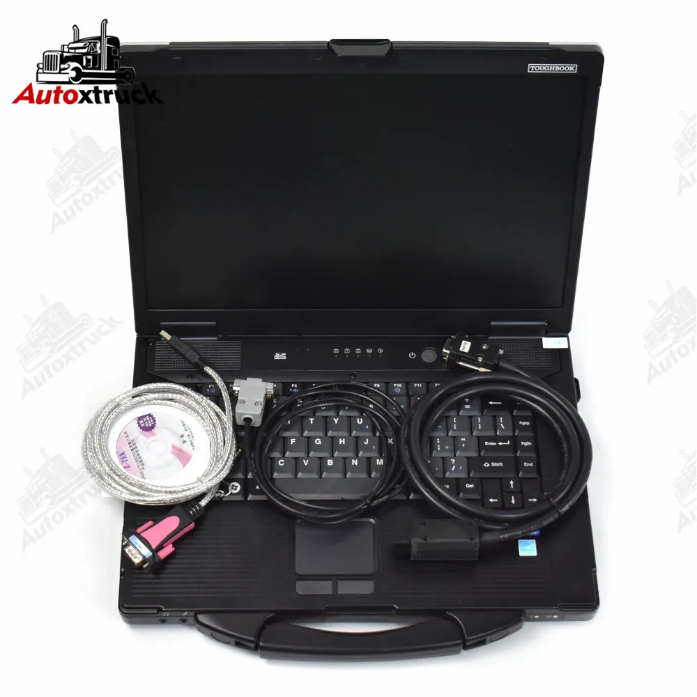 

CF52 Laptop forkLift truck diagnostic tool for mitsubishi with rond cable lift Connector Cable 16A68-11320 Adapter Cable scanner