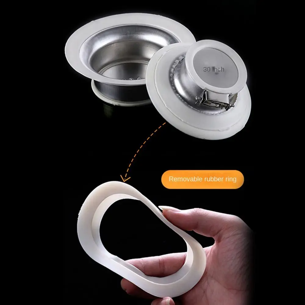 Prevent Backflow Toilet Odor Stopper Stainless steel Bathroom Fitting Toilet Deodorant Stopper Squatting Pan Accessories
