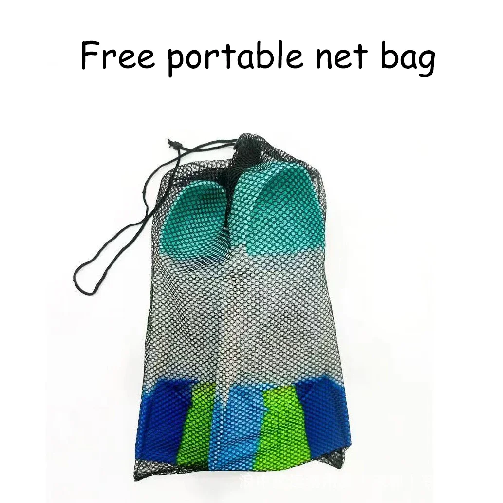 18 Color Professional Snorkeling Diving Swimming Fins Paddle Silicone Short Children Men Women Flippers Scuba Equipment for Kids 5