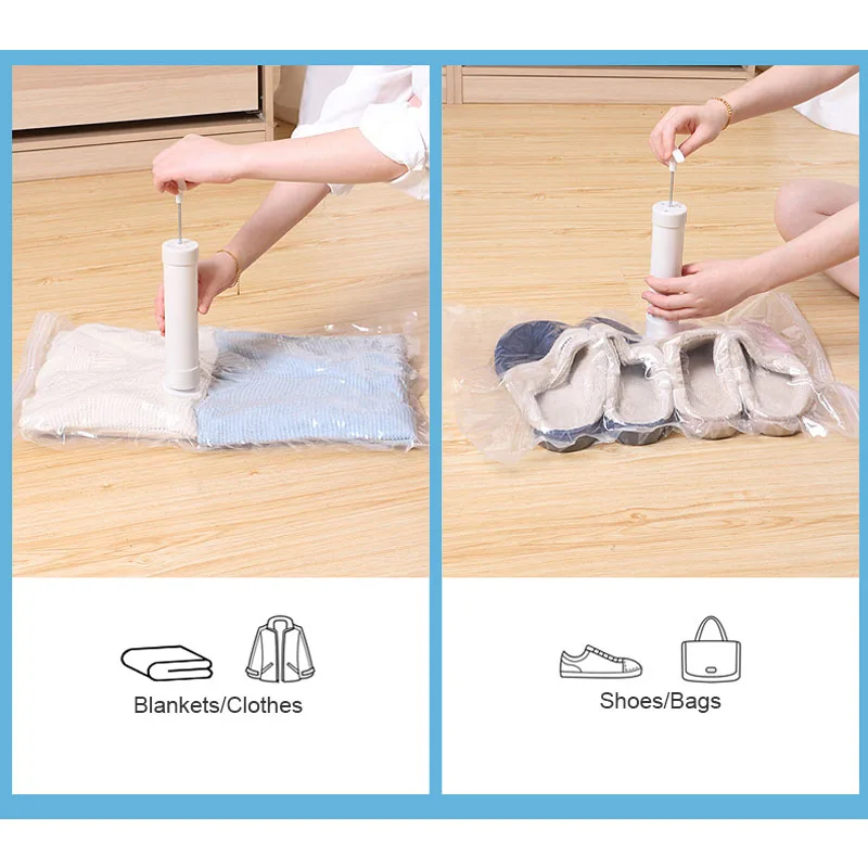 Mini Manual Vacuum Air Pump for Vacuum Compressed Storage Bags Home Travelling Outdoor Portable Suction Compression Hand Pump 3