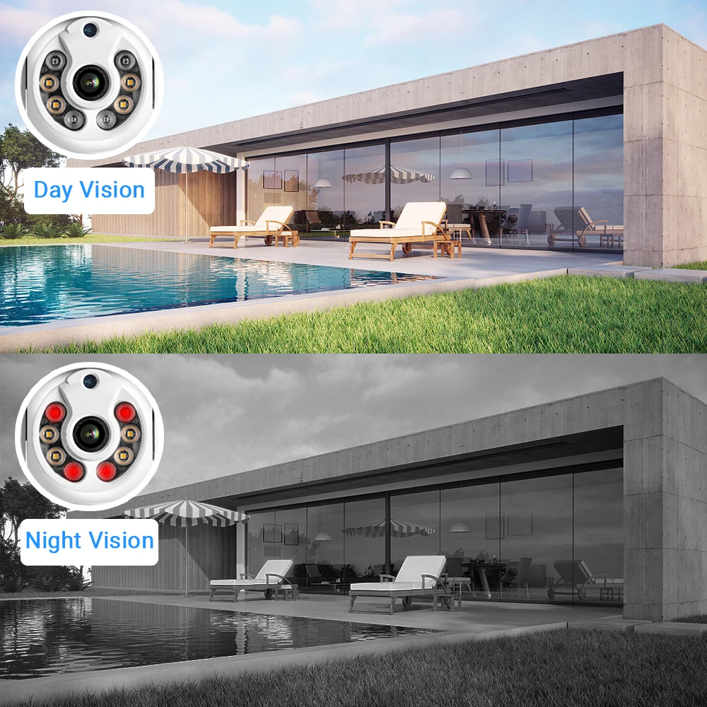 Hamrolte HD 1080P AHD Mini Speed Dome Camera 3.6MM Lens 30M IR Nightvision IP66 Waterproof Outdoor Camera CCTV Surveillance 5