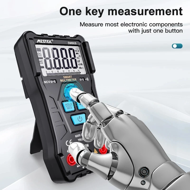 Портативный цифровой мультиметр с ЖК-подсветкой портативный амперметр