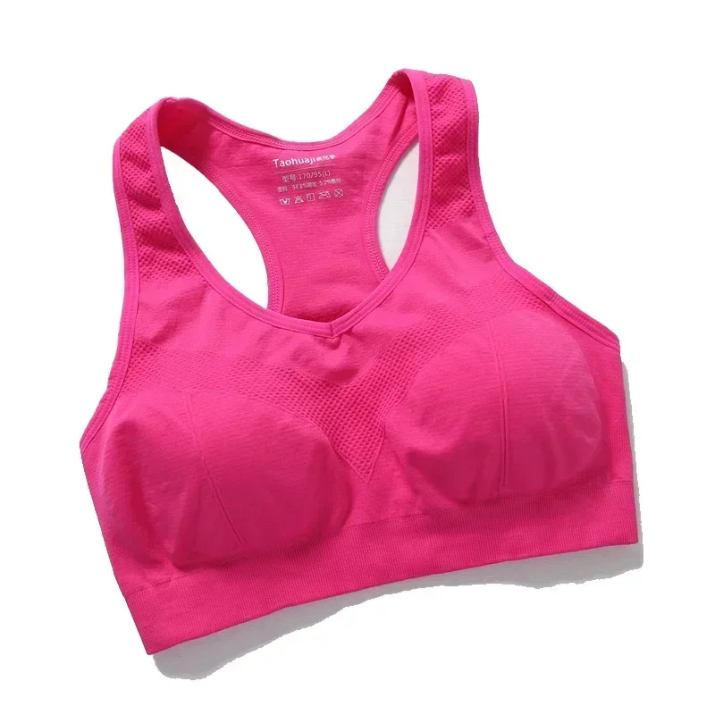 Soutien-gorge de sport push-up pour femmes, sous-vêtements de fitness, respirant, course à pied