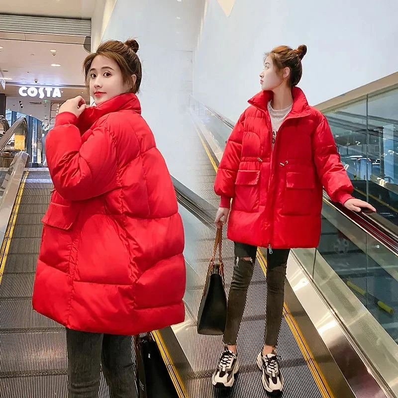 

Winter Snow Wear Coat Women's Jacket 2023 New Thicken Warm Women Parka Female Long Puffer Parkas Casual Down Cotton Jacket Outwe