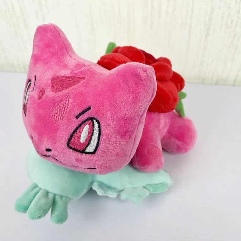 Peluche Pokémon Rose Bulbizarre pour Enfant, 20cm, Dessin Animé, Fleur,  Bulbizarre, Cadeau d'Anniversaire - AliExpress