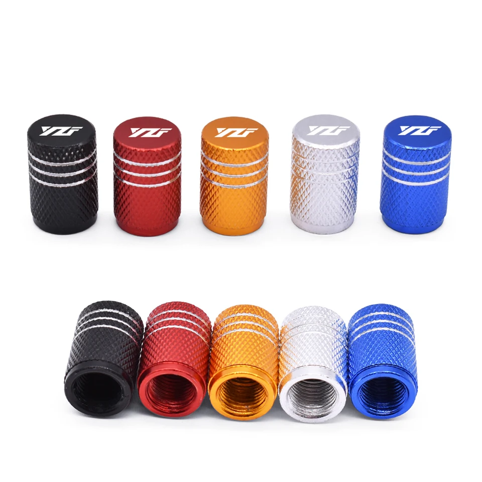Capuchons De Valve Moto En Alliage Aluminium - Pour YZF R1 2025, 2 Pièces, Design Tendance Bleu