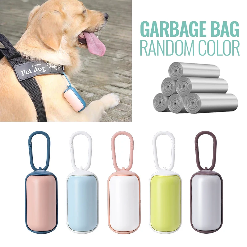 

Pet Dog Poop Bag Dispenser-Eco-friendly Pet Waste Bag-Dog Garbage Bags Carrier Holder-Pet Supplies Dropshipping