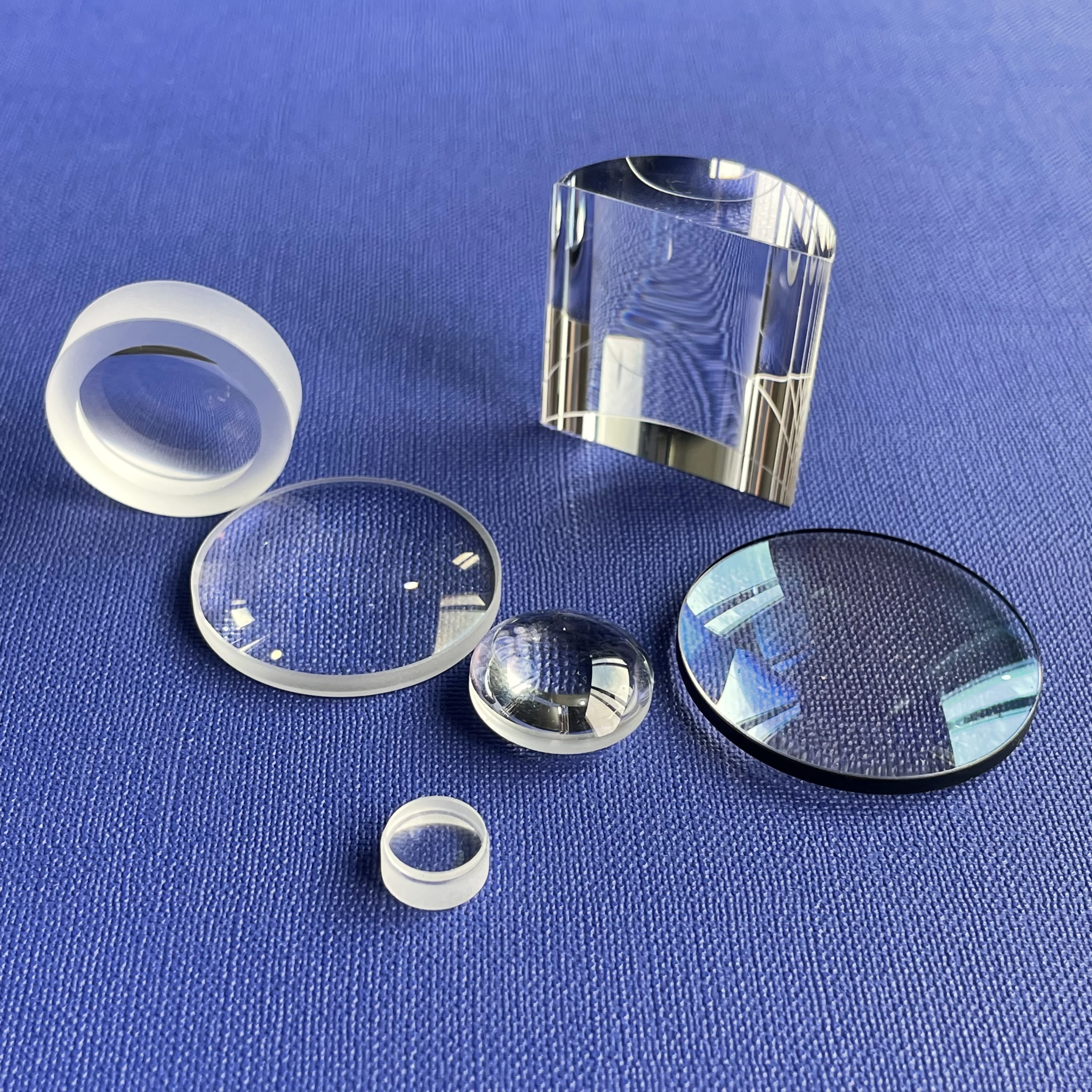 Glued Lens H-K9L Achromatic Optical Glass, 13mm/17mm Diameter, Cemented and Coated