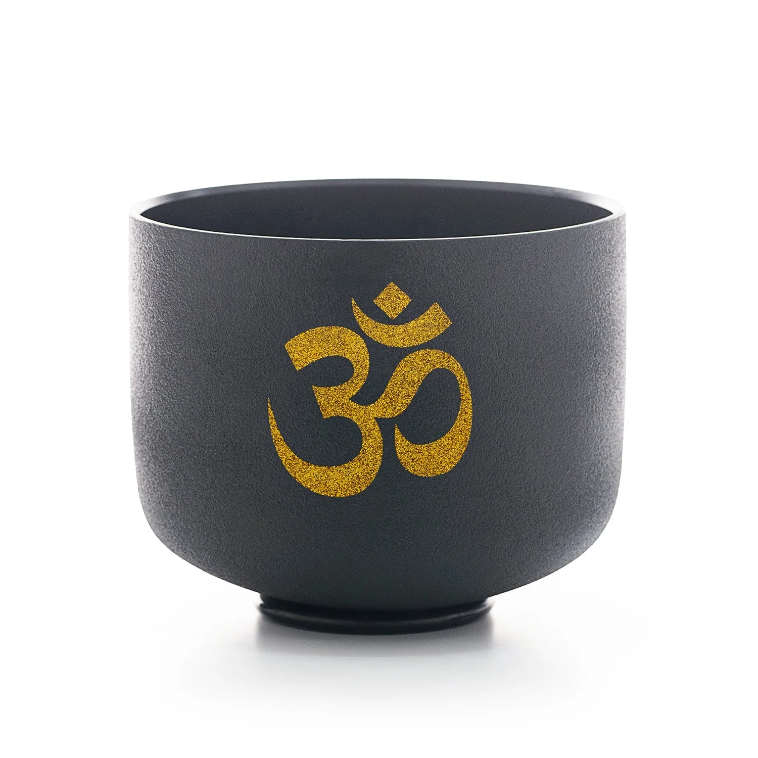 

KVKA 8 Inch OM black Quartz Frosted crystal singing bowl