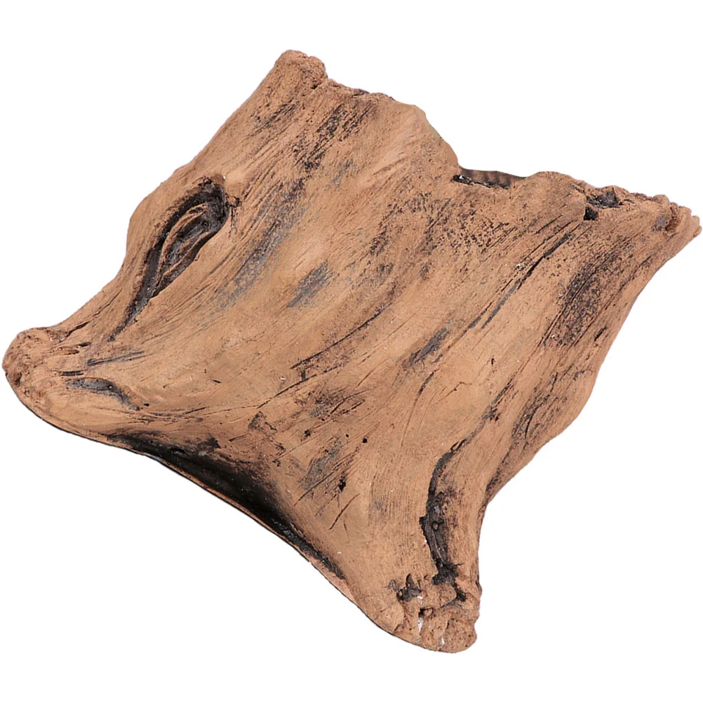

Stump Pot Imitation Flower Wooden Garden for Concrete Fake Planter Vintage Decor