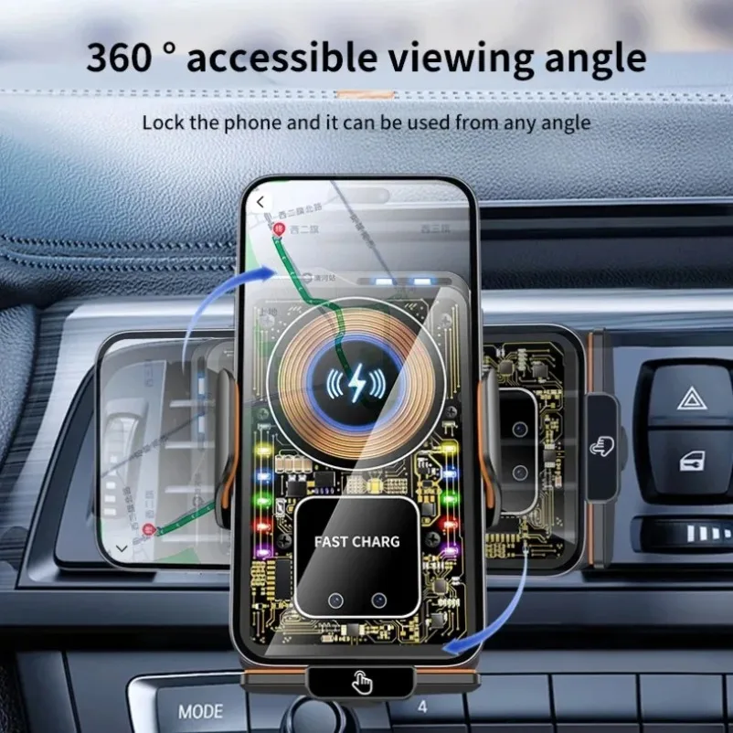 Magnetic Car Wireless Charger For iPhone Samsung