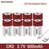 NEW 3.7V CR2 600mah Rechargeable Li-Ion Battery,Digital Camera,GPS Security , Medical Equipment Made A Special Battery +Cable 3