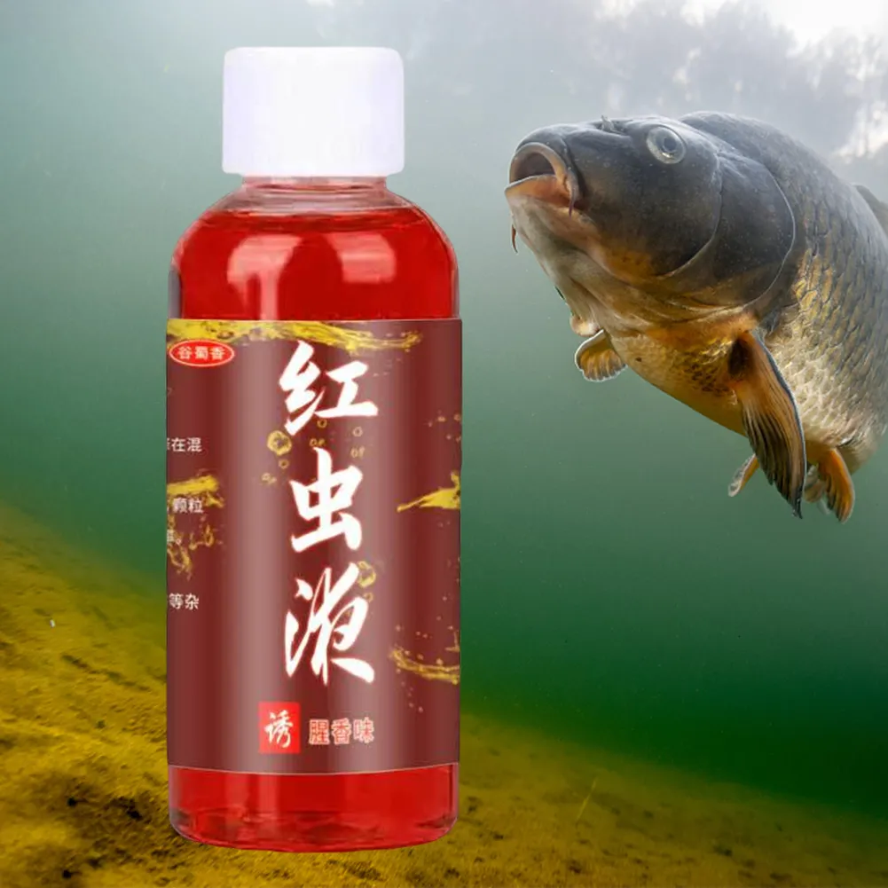 Concentrated Red Worm Liquid Multipurpose Concentrated Fish Bait Additive  Permeability Red Worm Additive for Trout Cod Carp Bass
