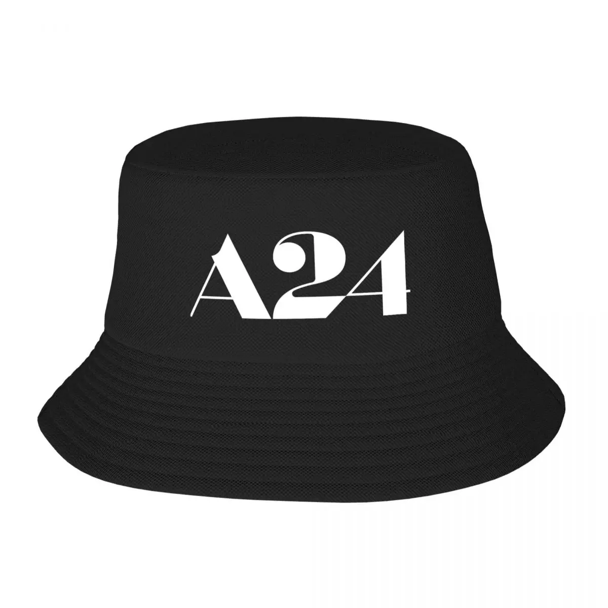 

A24 Print Bucket Hat Double Side Reversible Bob Hats Cotton Foldable Unisex Fisherman Cap Travel Sunscreen