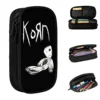 Korn Rock Pencil Cases Nu-Metal Music Pen Bags for Student Large Storage Students School Gifts Pencil Box 1