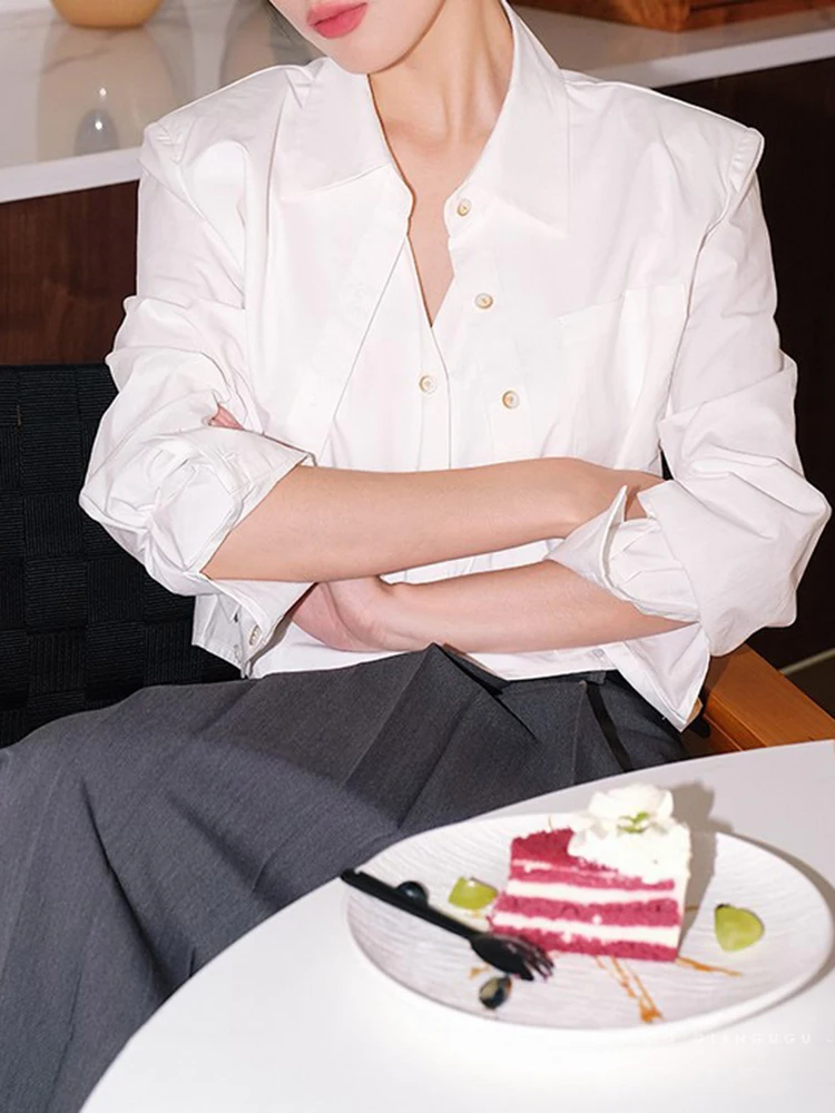 TWOTWINSTYLE قمصان غير رسمية للنساء التلبيب كم طويل قمصان للنساء الصيف بلوزة فضفاضة الإناث الاسلوب المناسب الملابس 2023 4 TWOTWINSTYLE قمصان غير رسمية للنساء التلبيب كم طويل قمصان للنساء الصيف بلوزة فضفاضة الإناث الاسلوب المناسب الملابس 2023 4