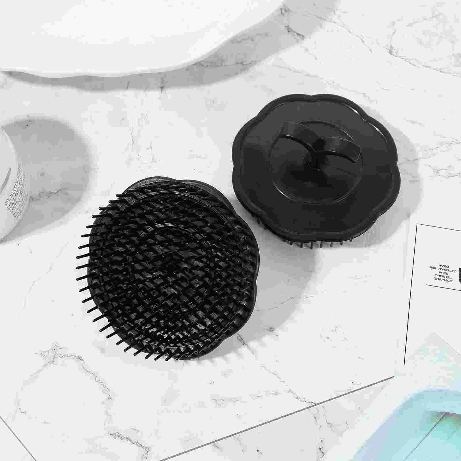 Frcolor 4/8/12pcs Hair Shampoo Brush Scalp Care Hair Cleaning Brush Hair Massager Brush Scalp Shower Wash Clean Hair Tool Brush