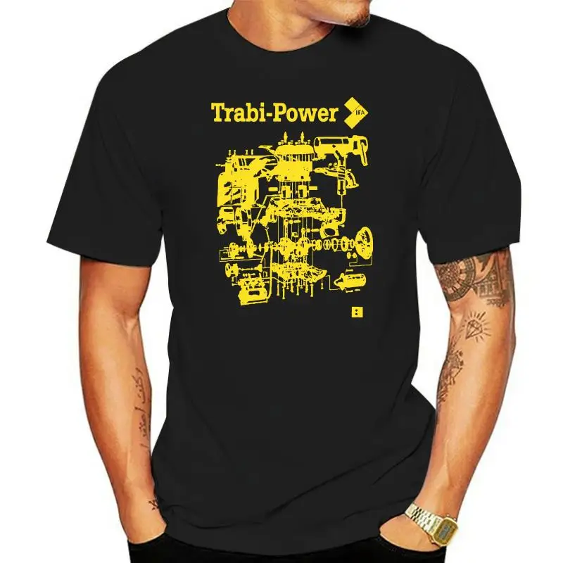 Camicia Trabant Trabi Power Ifa Zwickau Sachsenring Veb Nva Ddr T-Shirtdesign T Shirt 2022 Nuovi Uomini Manica Corta