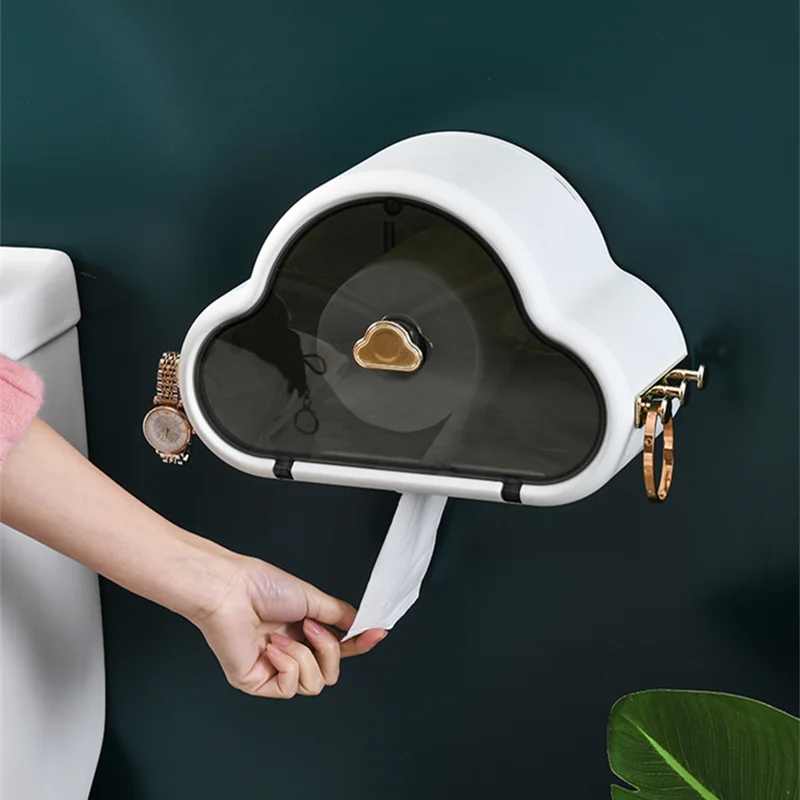 Multifunctional Toilet Paper Holder Clouds Waterproof Toilet Paper