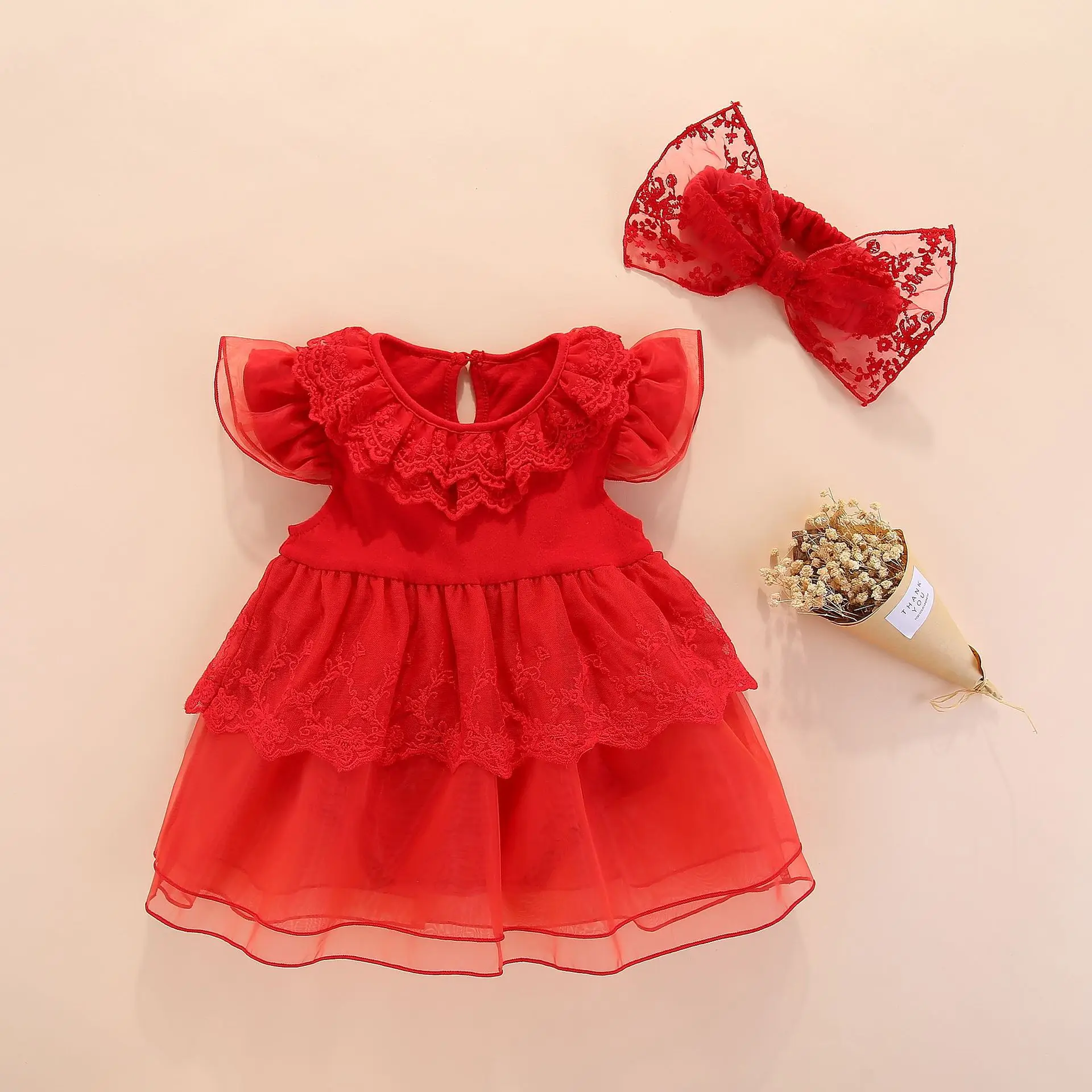 

Rompers Jumpsuits+Hairbrand Doll Clothes Fit For 22 inch 55-60CM Doll Reborn Princess dress full moon dress