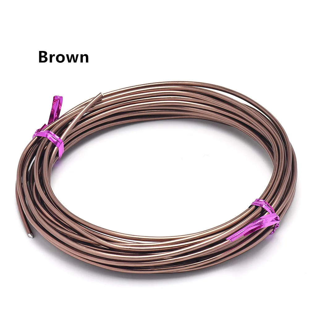 Fil D'aluminium Pour La Fabrication De Bijoux DIY - 656 Pieds Bleu Fonce Artisanat Fait Main