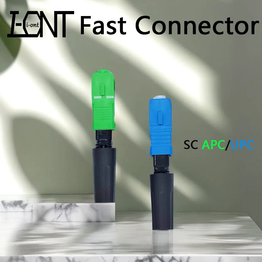

FTTH Embedded Fiber Optic Fast Connector SC APC Single Mode Fiber Optic Adapter SC UPC Cold Connection Quick Field Assembly
