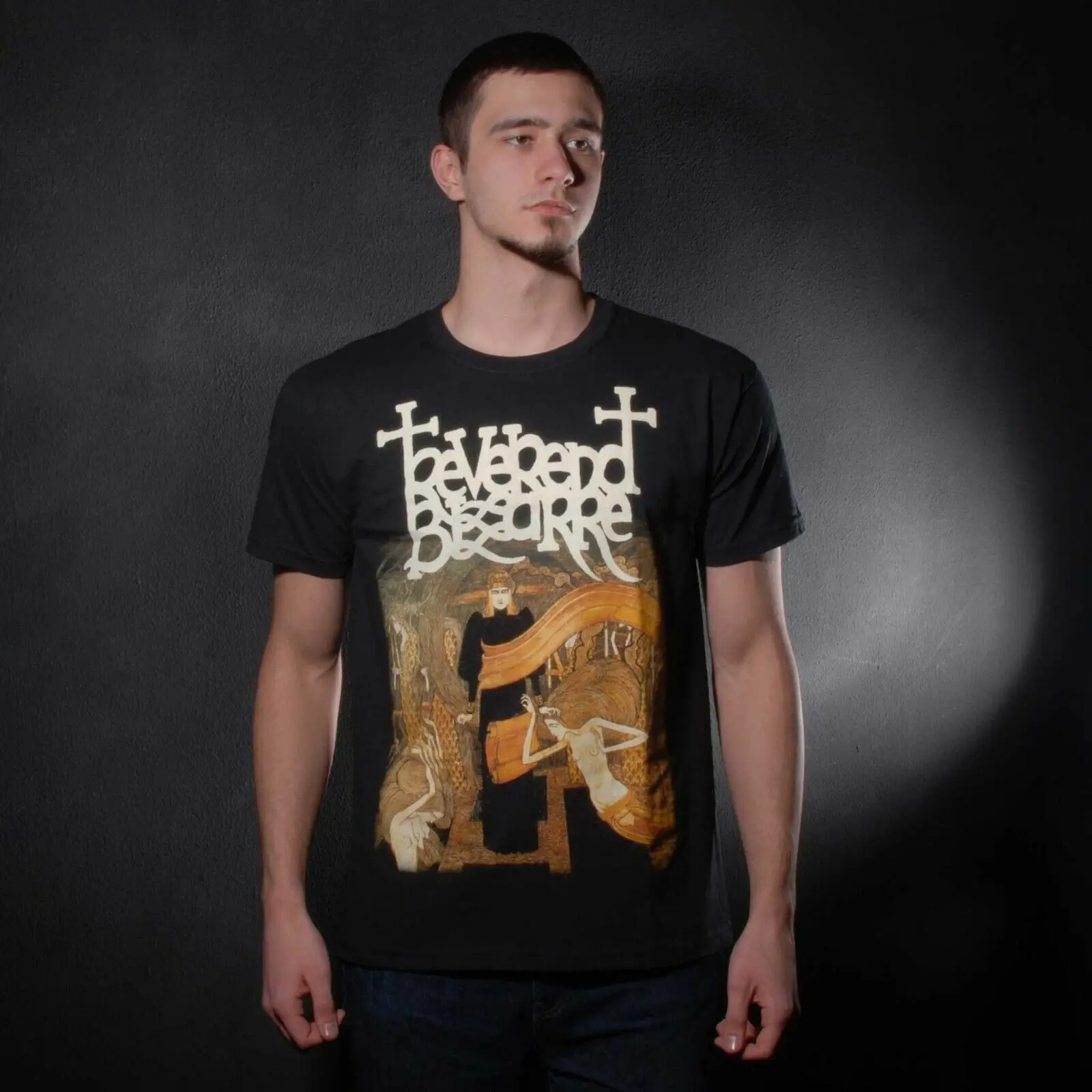 Черная футболка с длинными присосками Reverend невероятные-So Long (FOTL) TS