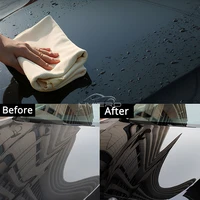 Auto Extra Large Buckskin Towel Cloth Car Motorcycle Natural Drying 40X70cm Shape Cleaning Genuine Leather Clean Washers Washing 2