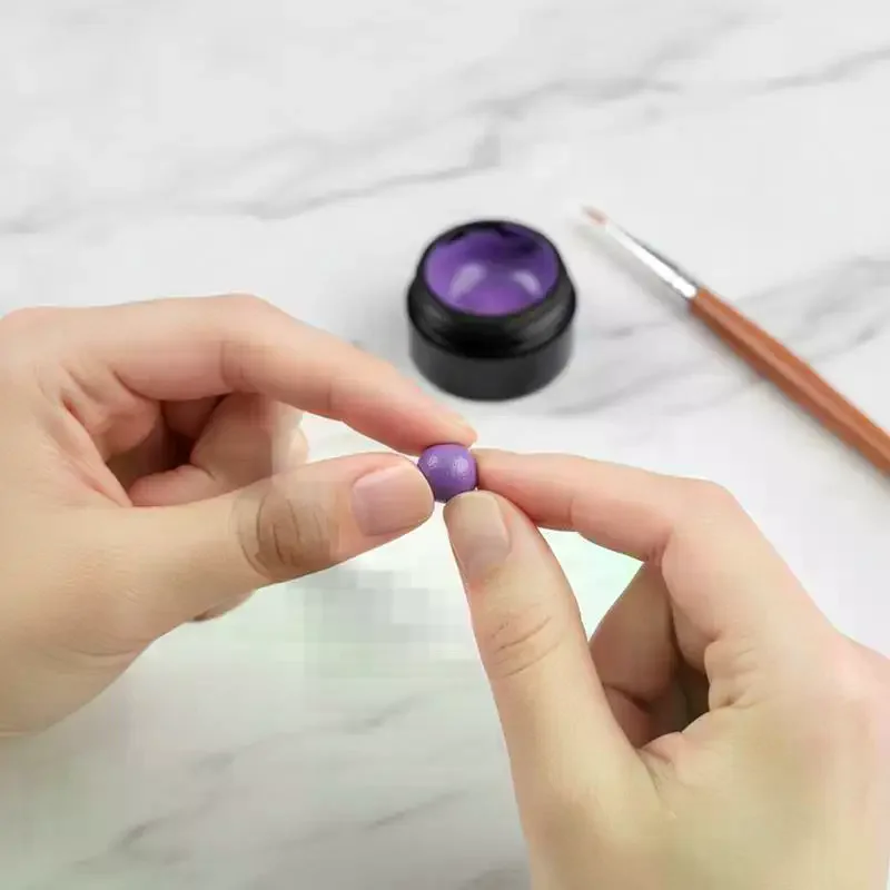 Colla per Intaglio Unghie, Colla per Modellazione Tridimensionale, Colla per Unghie Fototerapica, Argilla UV per Modellazione, Strumenti per Nail Art - immagine 4