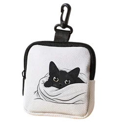 Cat Pattern Large Capacity Coin Wallet - Stylish and Giftable Storage Solution (Kitten)