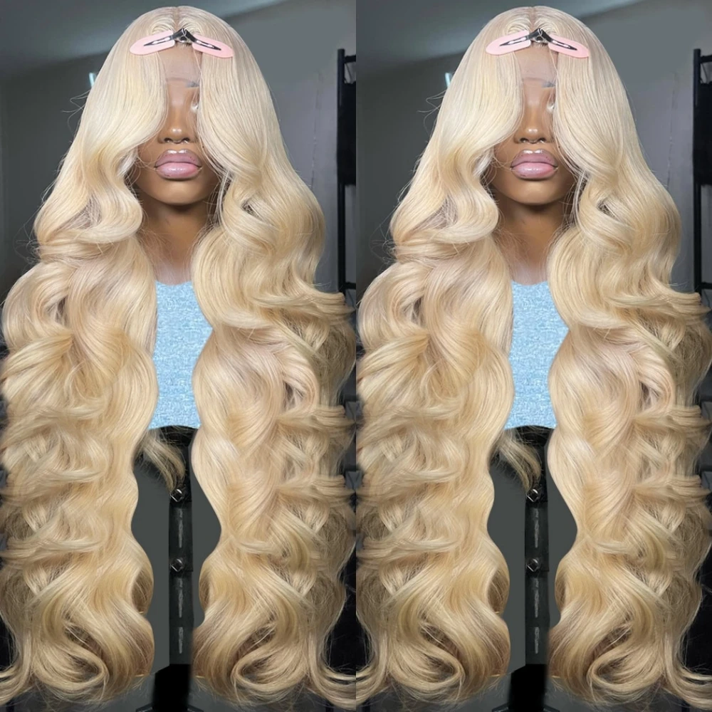 

613 Honey Blonde Body Wave Wig 13x4 13x6 HD Lace Frontal Wigs Human Hair 280 Density Glueless Preplucked Human Wigs Ready And Go