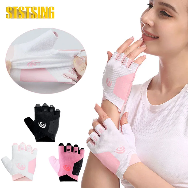 

1 Pair Workout Gloves for Women Men, Weight Lifting Gloves Anti-Slip Padded Palm, Light Weight Fingerless Fingerless Gym Gloves