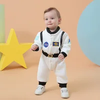 Astronaut Costume for Baby Boy 1 Year Old Toddler Infant Birthday Theme Party Cosplay Space Suit newborn photography romper 1