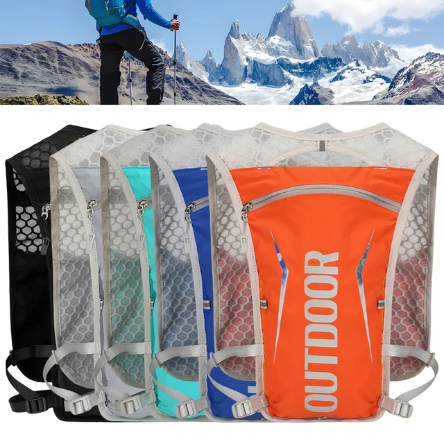 1PCS Running Hydration Vest Backpack, Lightweight Water Backpack Running Vest for Women Men Hiking Biking Cycling Jogging