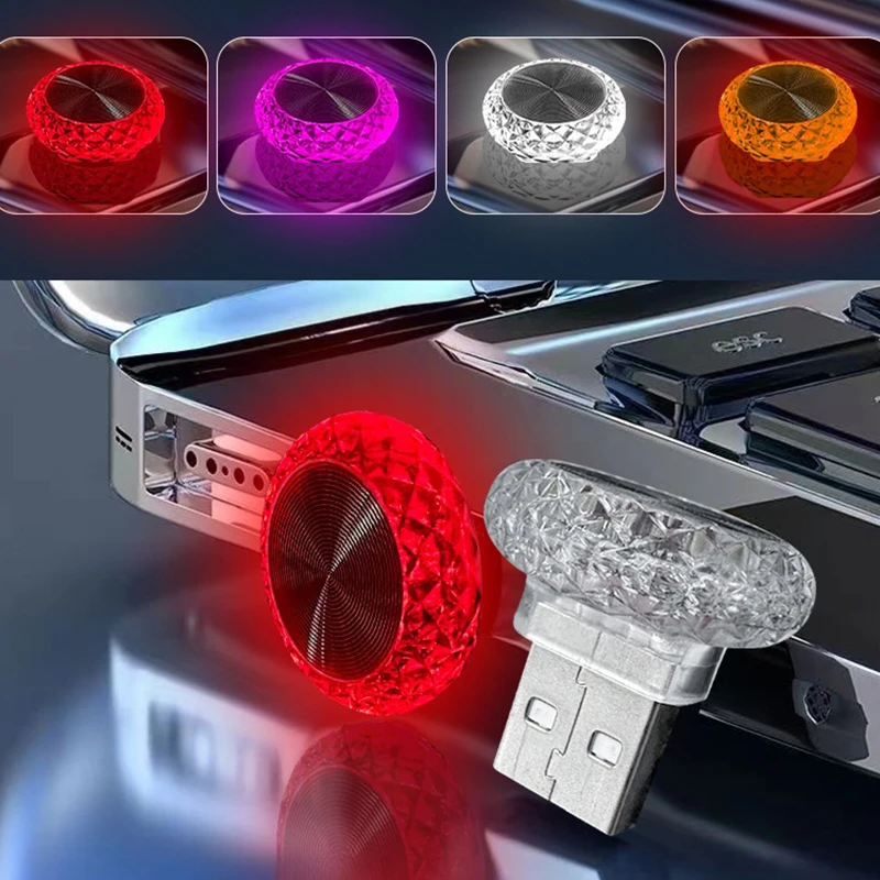 USB LED Car Ambient Light 2