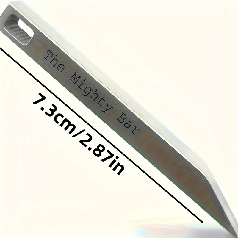Pocket Knife Mighty Bar & Bottle Opener Heavy Duty Stainless Steel Keychain Edc Multitool For Everyday Carry