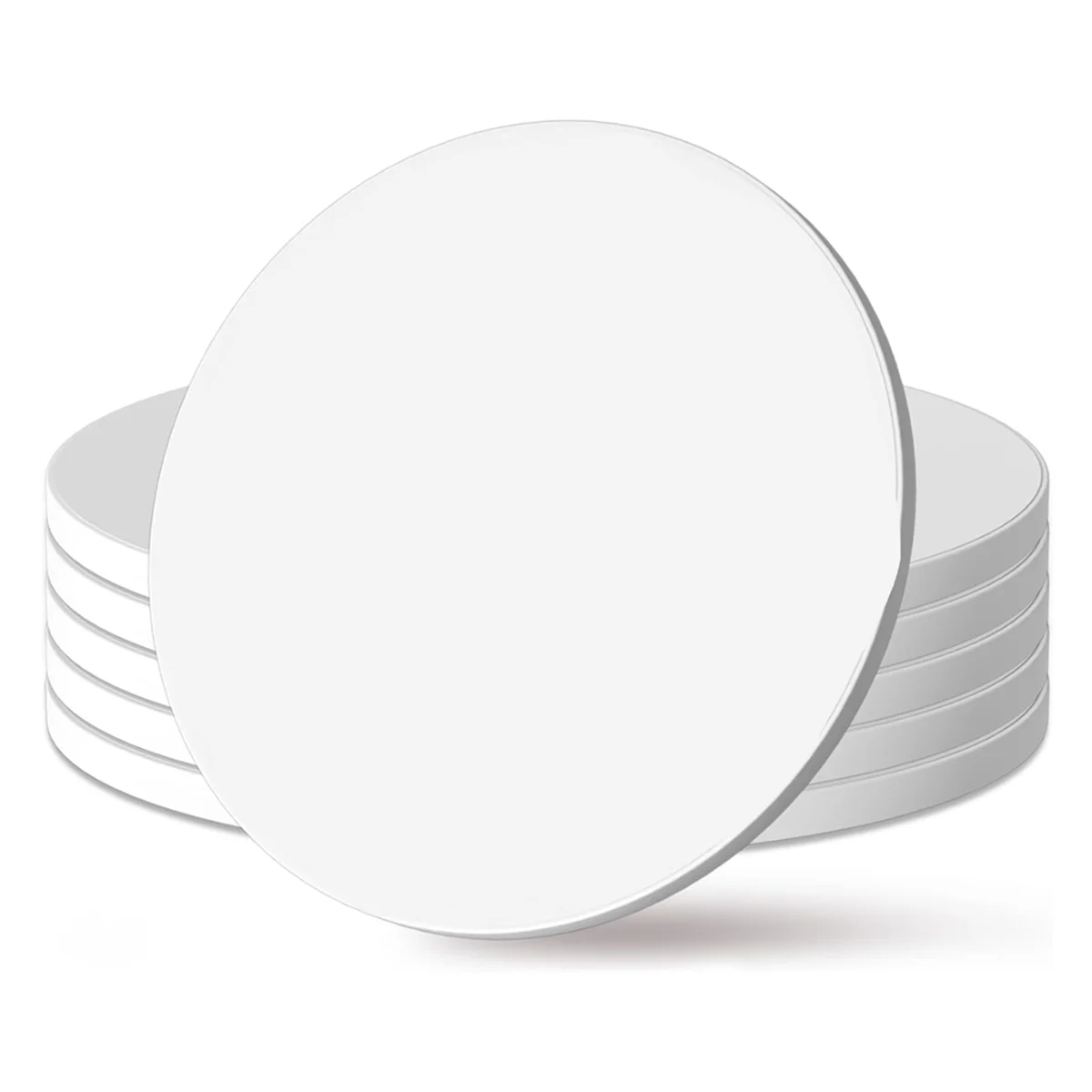 Cake Boards 10 Inch Cake Drum Boards 10 Inch Round Bend Resistant Multi-Layered Base for Displays 5PCS