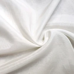 Luxurious Mulberry Silk Cotton Blend Fabric in White and Black - Perfect for Dresses, Scarves, and Decorations (3 natural white)