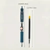 6Pcs 0.5mm Bullet Head Simple Press Type Doctor's Prescription Gel Pen Dark Blue Ink Hospital Signature Pens Stationery Supply 5