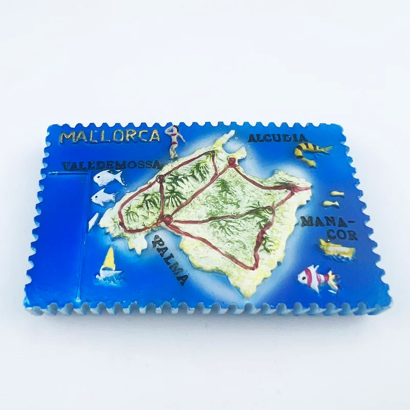 Magnete Da Frigorifero Con Apribottiglie Fuerteventura Spagna - Souvenir Turistico 4x6,5 Cm - Vetro E Metallo