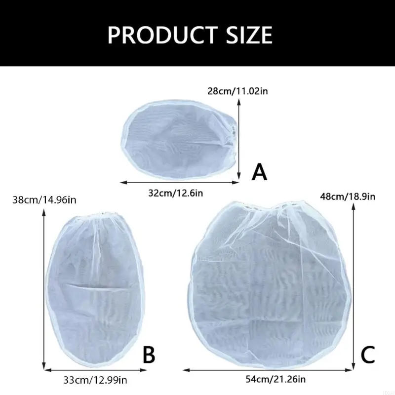 5pcs Polyester Paint Filter Bags Paint Strainer Bags for Impurity Frees Painting HX6C