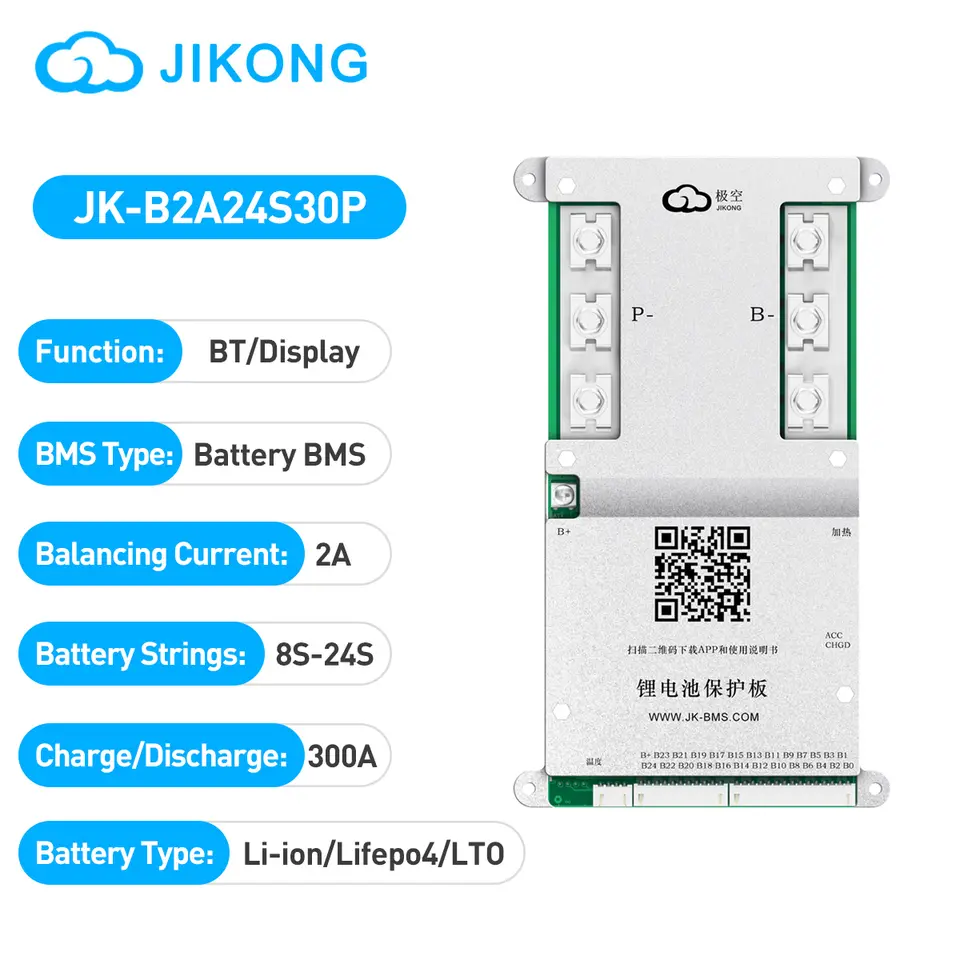 JIKONG JKBMS Smart Active BMS 8S-24S Li-ion/ Lifepo4/ LTO 0.4A-2A Battery Balance Management System 80A 100A 120A 150A 200A 300A image 10